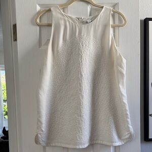 Calvin Klein Ivory Textured Tank Top